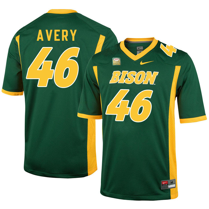 Men #46 Austin Avery North Dakota State Bison College Football Jerseys Sale-Green - Click Image to Close
